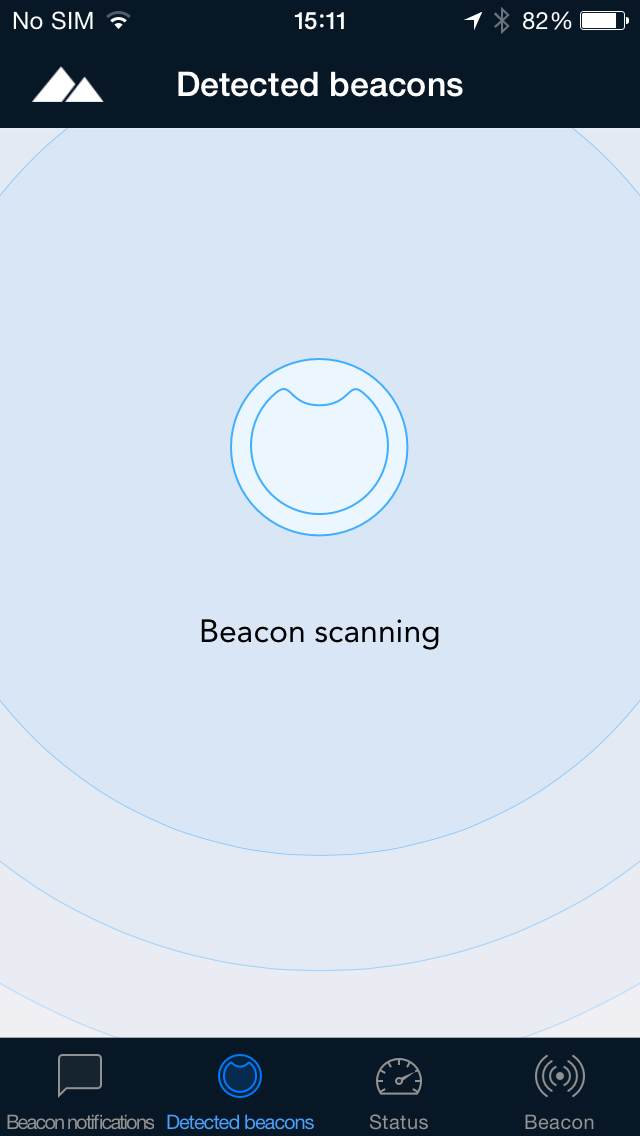 Scanning for beacons